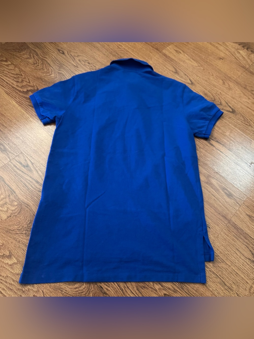 Ralph Lauren Men’s Royal Blue Polo Black Pony short sleeve custom fit medium - Picture 10 of 11